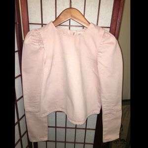 SOLD!! ASOS pale pink denim long-sleeve top